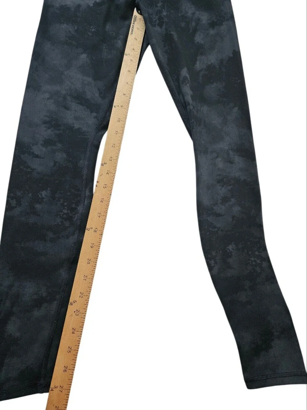 ALO Yoga Black Marble High-Rise Leggings